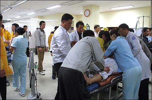 영리법인의 경우 수익성이 낮은 응급실, 중환자실의 운영을 기피하는 경향이 뚜렷했다. 사진은 전북지역의 한 대형병원 응급실(자료사진)
